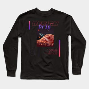 Design Drip Long Sleeve T-Shirt